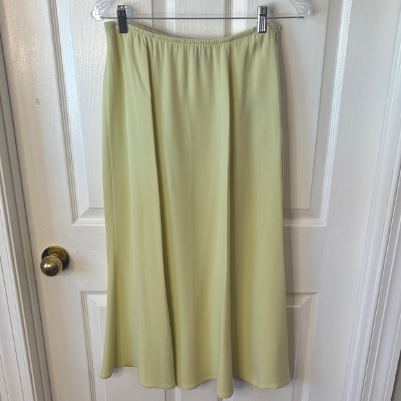 Eileen Fisher Light Green Textured Jacket and Dress Set - Picture 6 of 7